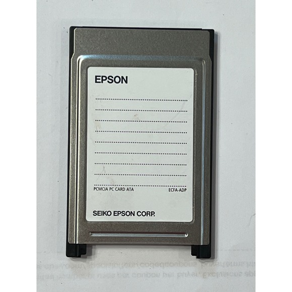 EPSON PCMCIA ADAPTOR * FOR COMPACT FLASH CARDS PRE-OWNED - Picture 2 of 2